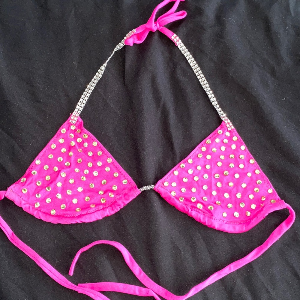 Rhinestone swim top